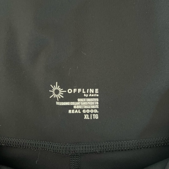 OFFLINE by Aerie Hi-Rise 7/8 Legging Black XL - Picture 5 of 7